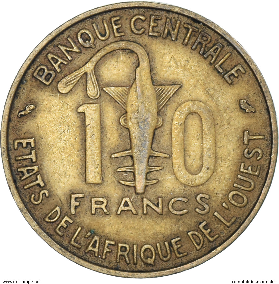 Monnaie, Communauté économique Des États De L'Afrique De L'Ouest, 10 Francs - Ivory Coast