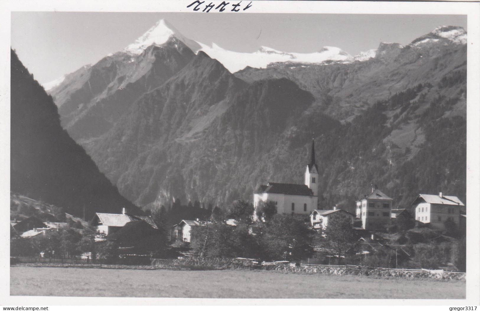 D934) KAPRUN  Kirche Häuser S/W ALT !! - Kaprun