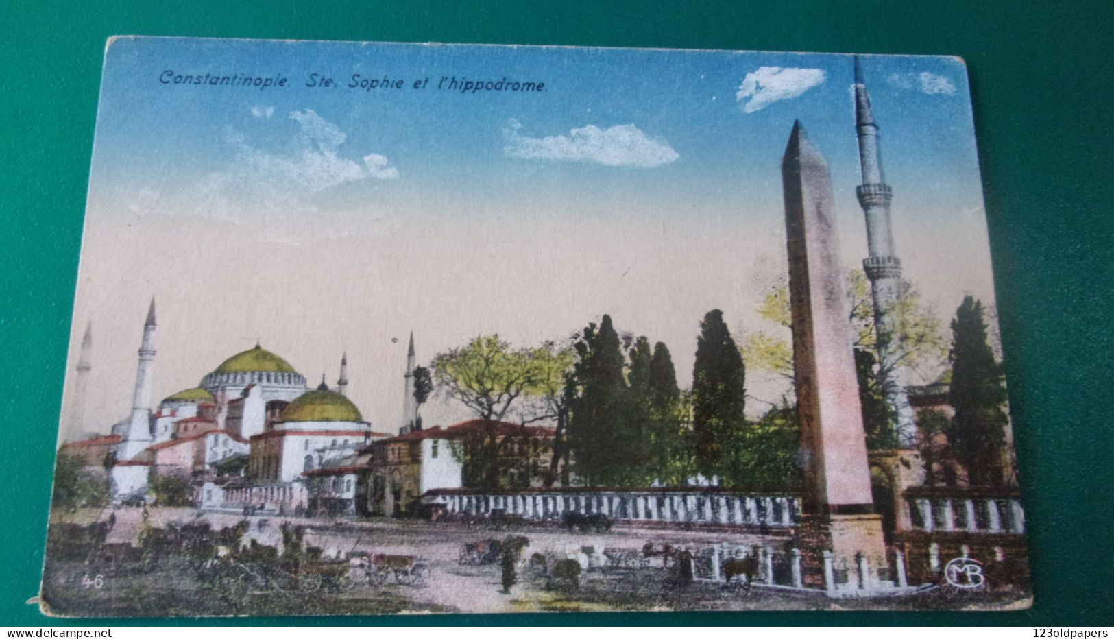 VOYAGEE TURQUIE CONSTANTINOPLE ISTANBUL SAINTE SOPHIE ET L HIPPODROME MB - Turquie