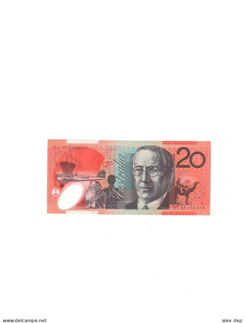 AUSTRALIA > P-59f 20 DOLLARS 2008 AUNC - 2005-... (polymère)