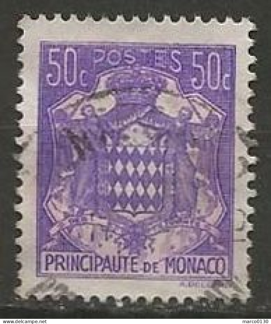 MONACO N° 252 OBLITERE - Usati