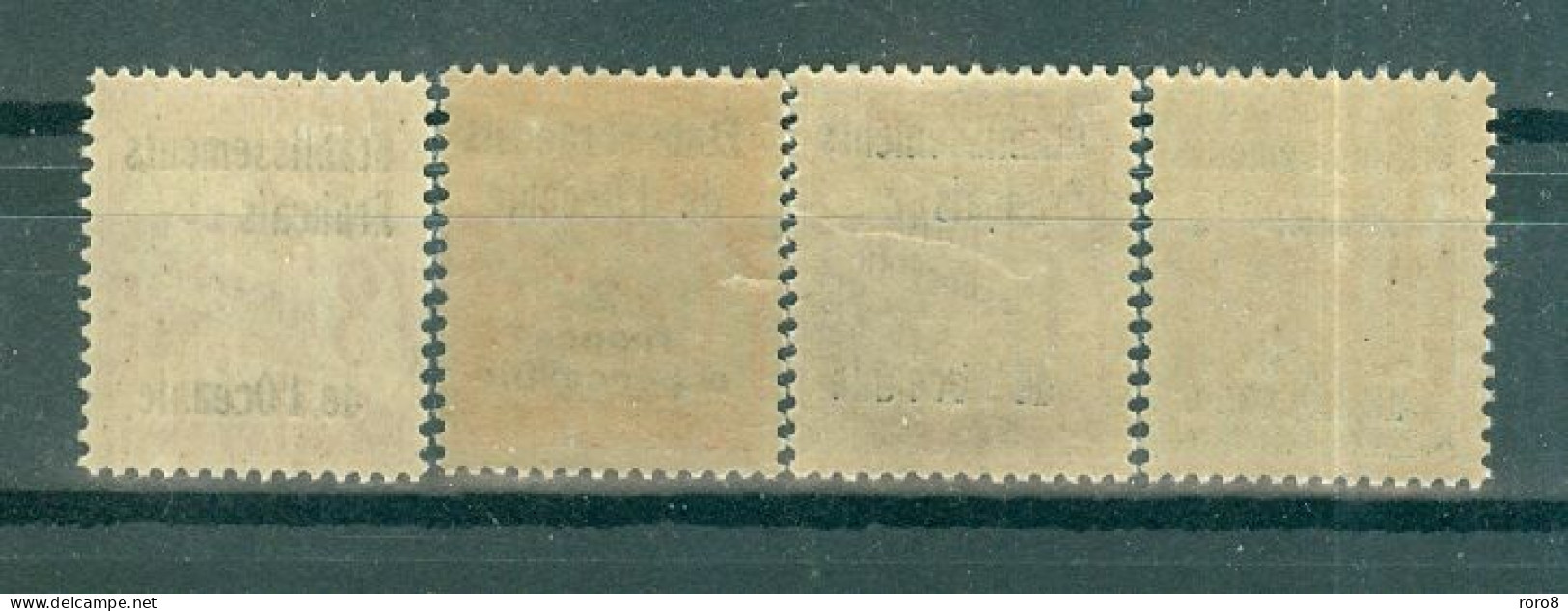 Ets FRANCAIS De L'OCEANIE - TIMBRES-TAXE N°1* à 9* MH Trace De Charnière- SCAN DU VERSO.Taxe De France De 1893 Surchargé - Altri - Oceania