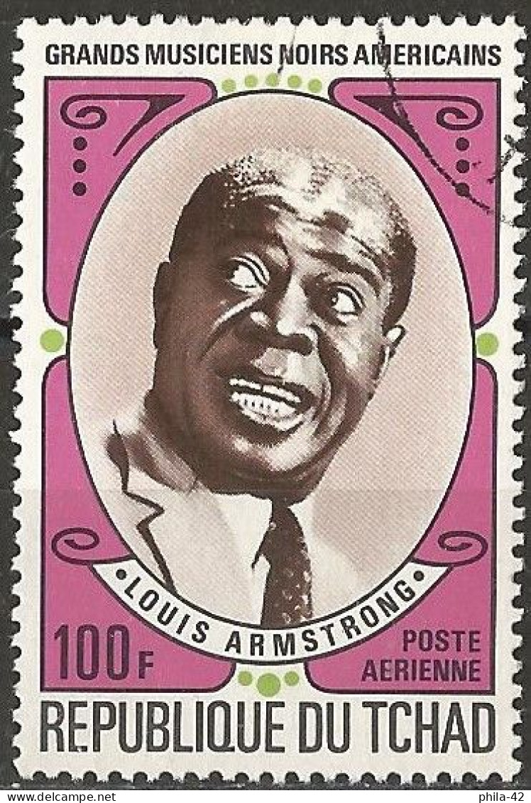 Chad 1971 - Mi 410 - YT Pa 95 ( Louis Armstrong )  Airmail - Tchad (1960-...)