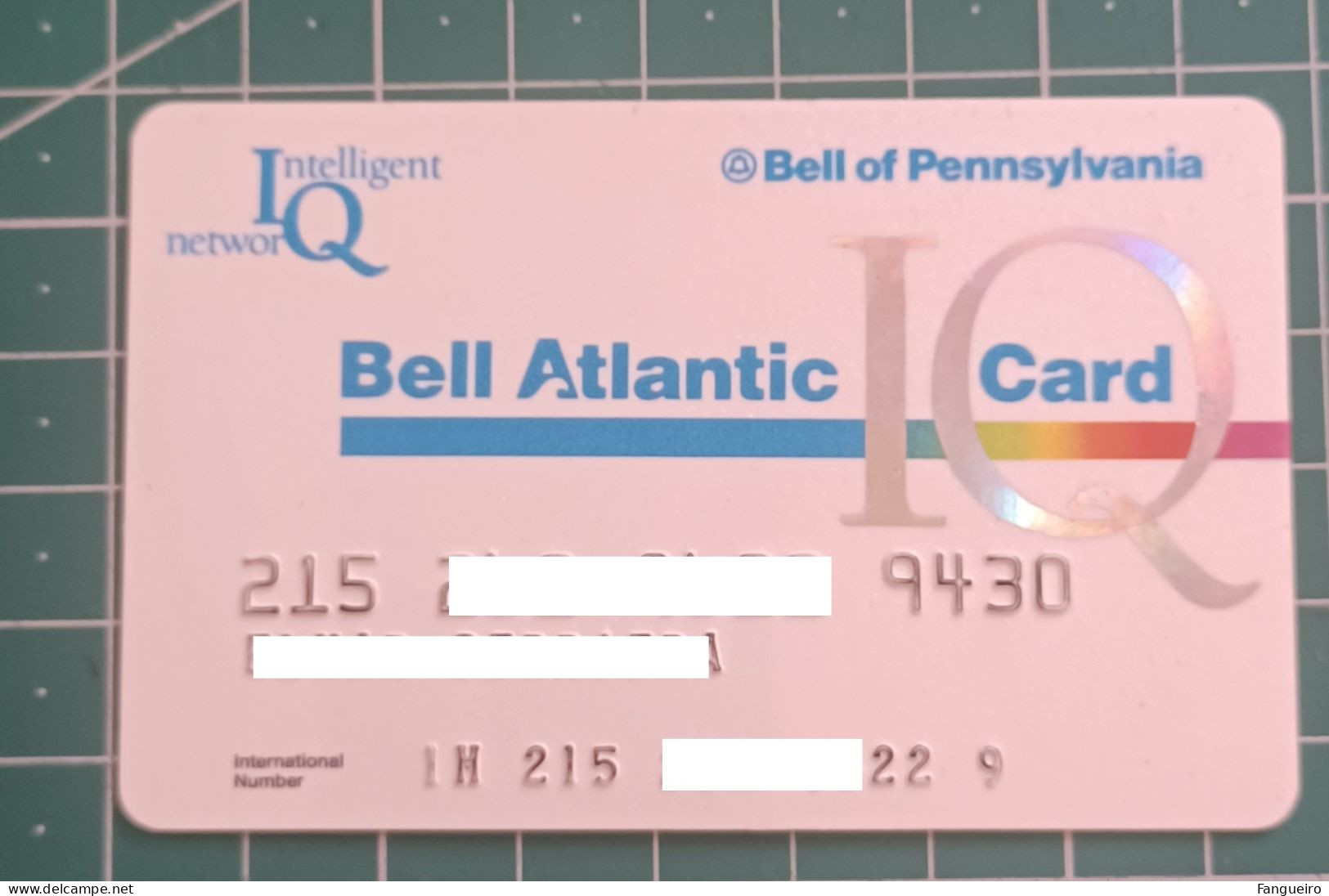 USA PHONECARD BELL ATLANTIC - Andere & Zonder Classificatie