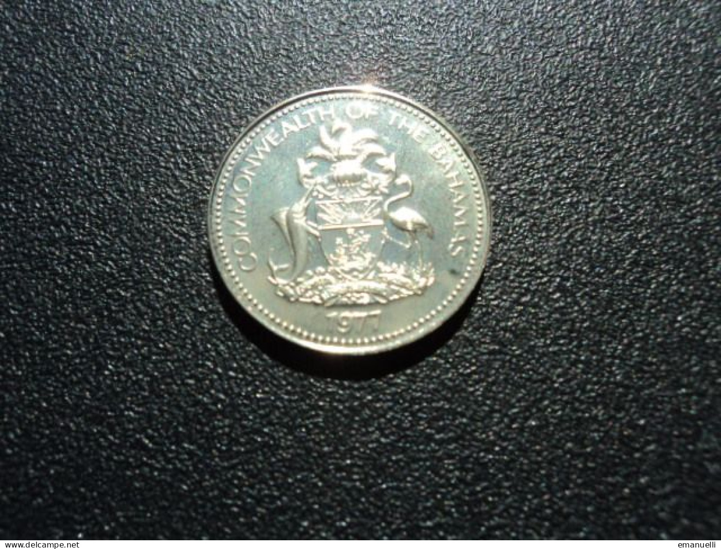 BAHAMAS * : 5 CENTS   1977 FM (p)    KM 60     B.E. ** - Bahamas