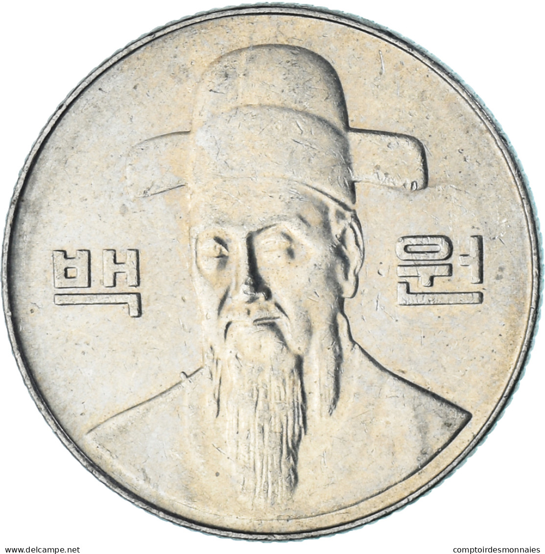 Monnaie, Corée, 100 Won, 2001 - Korea (Süd-)