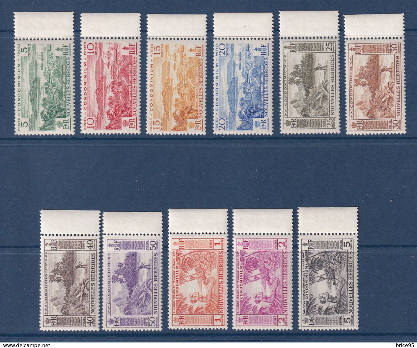 Nouvelle Hebrides - YT N° 175 à 185 ** - Neuf Sans Charnière - 1957 - Unused Stamps