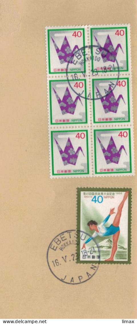 BST Japan Ebetsu Hokkaido 2023 Origami - Sport Kunstturnen Kilimandscharo - Storia Postale