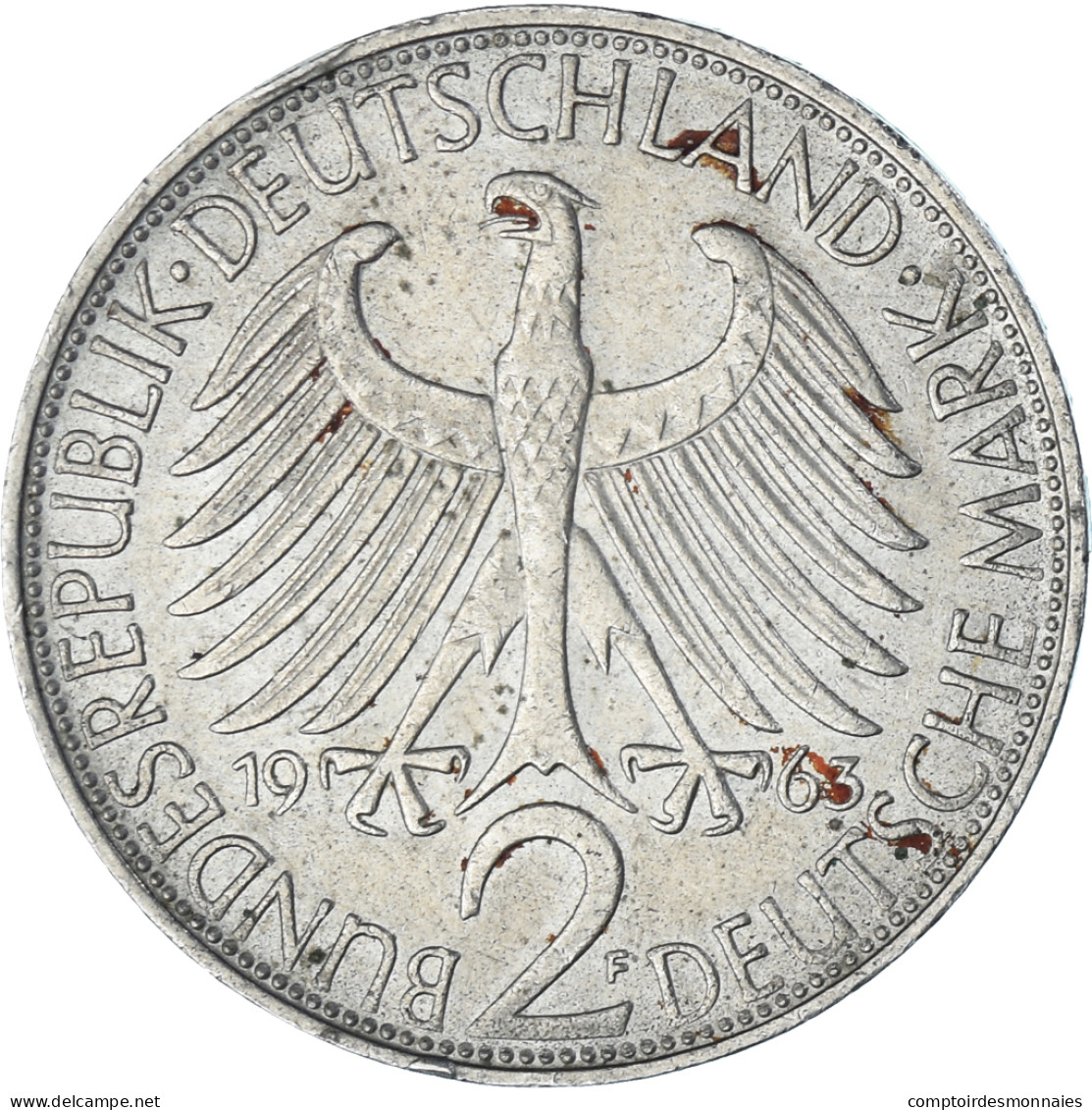 Monnaie, Allemagne, 2 Mark, 1963 - 2 Mark
