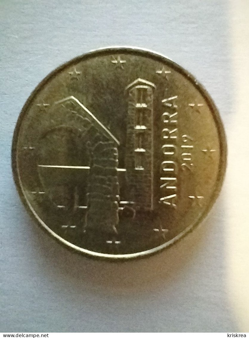 50 Euro Cent 2019 Andorre. - Andorra