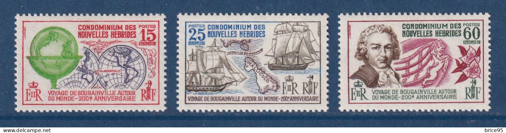 Nouvelle Hébrides - YT N° 267 à 269 * - Neuf Avec Charnière - 1968 - Used Stamps
