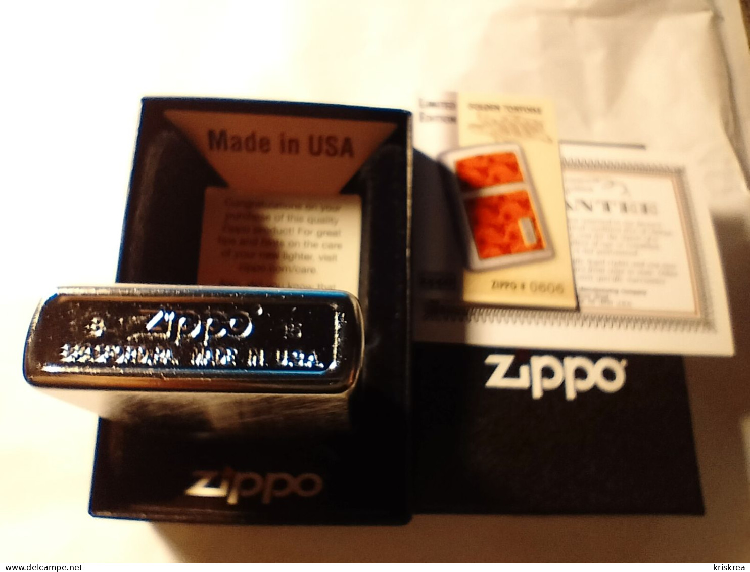 Briquet à Essence Zippo édition Limitée. - Zippo