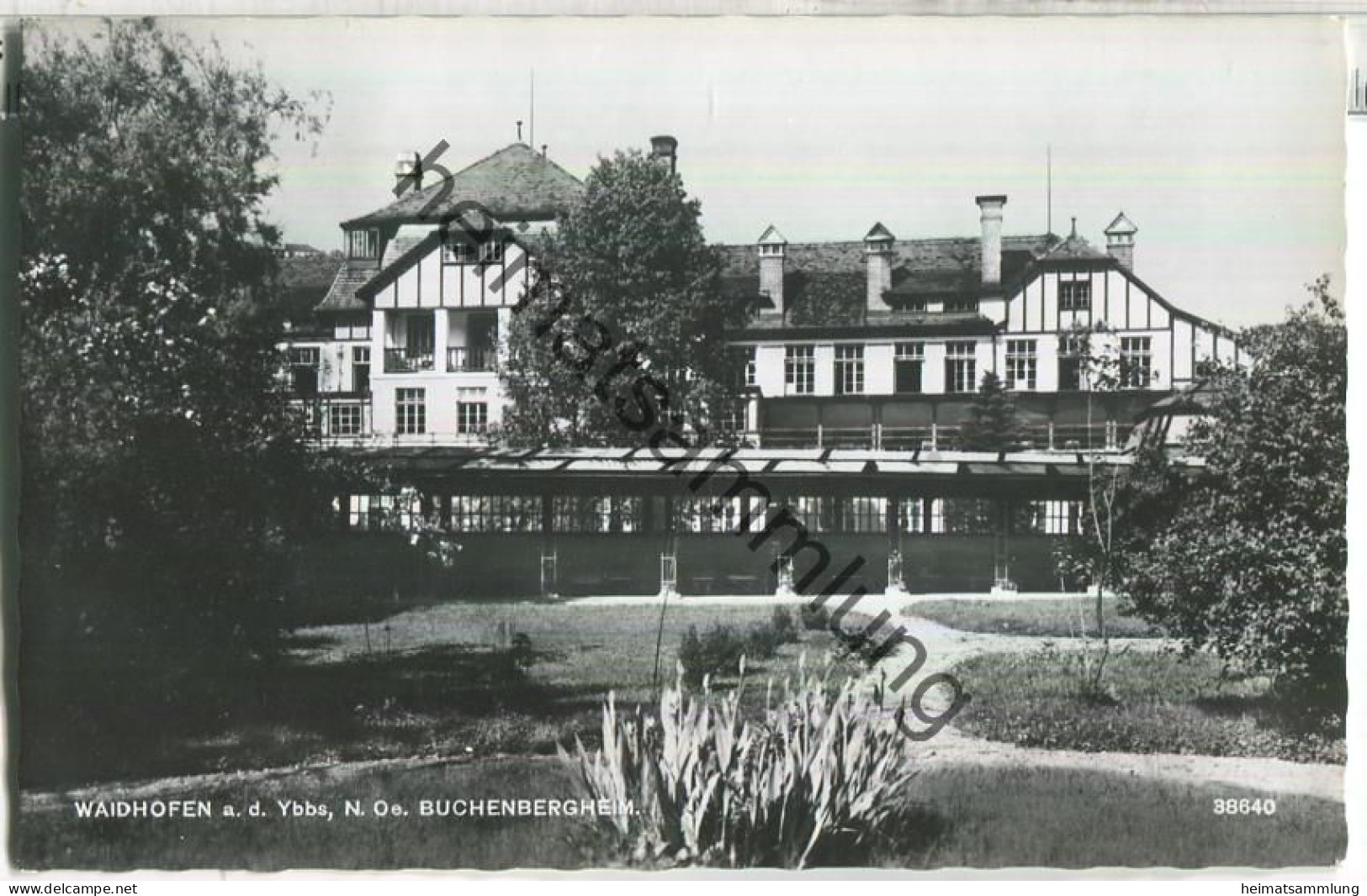 Waidhofen An Der Ybbs - Buchenbergheim - Foto-Ansichtskarte - Verlag R. Ledermann Wien - Waidhofen An Der Ybbs