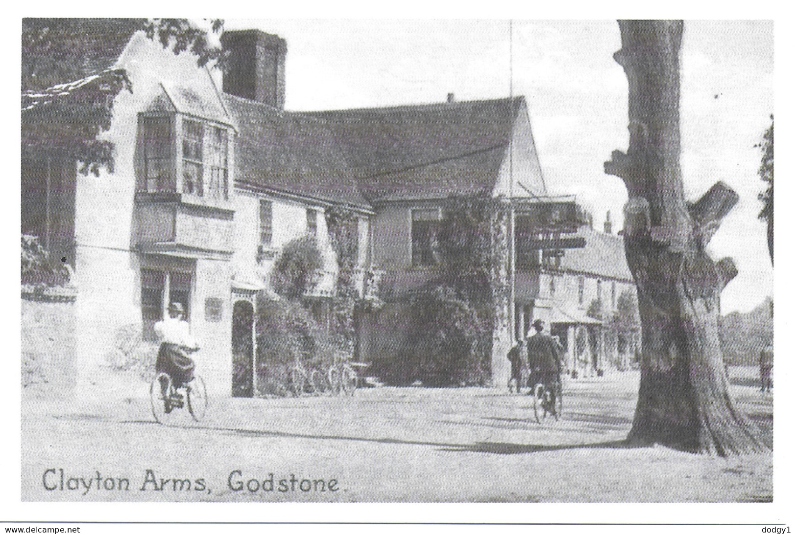 REPRODUCTION CARD. CLAYTON ARMS, GODSONE, Circa 1911, SURREY, ENGLAND. UNUSED POSTCARD   Sa7 - Surrey