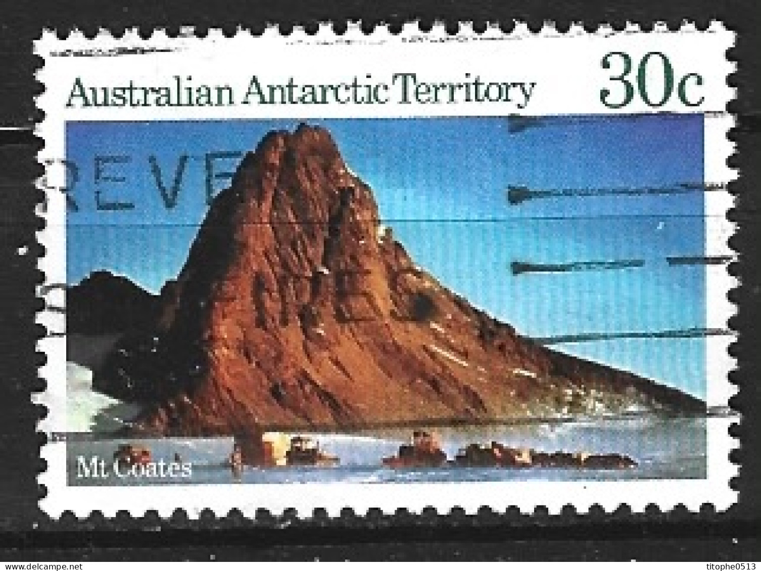 ANTARCTIQUE AUSTRALIEN. N°65 Oblitéré De 1984. Mont Coates. - Montagne