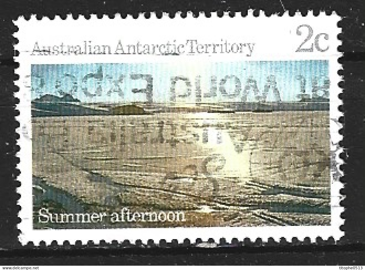 ANTARCTIQUE AUSTRALIEN. N°74 Oblitéré De 1987. Vue Du Territoire. - Usati