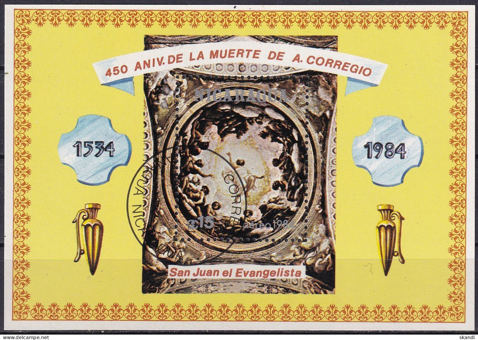 NICARAGUA 1984 Mi-Nr. Block 156 O Used - Aus Abo - Nicaragua