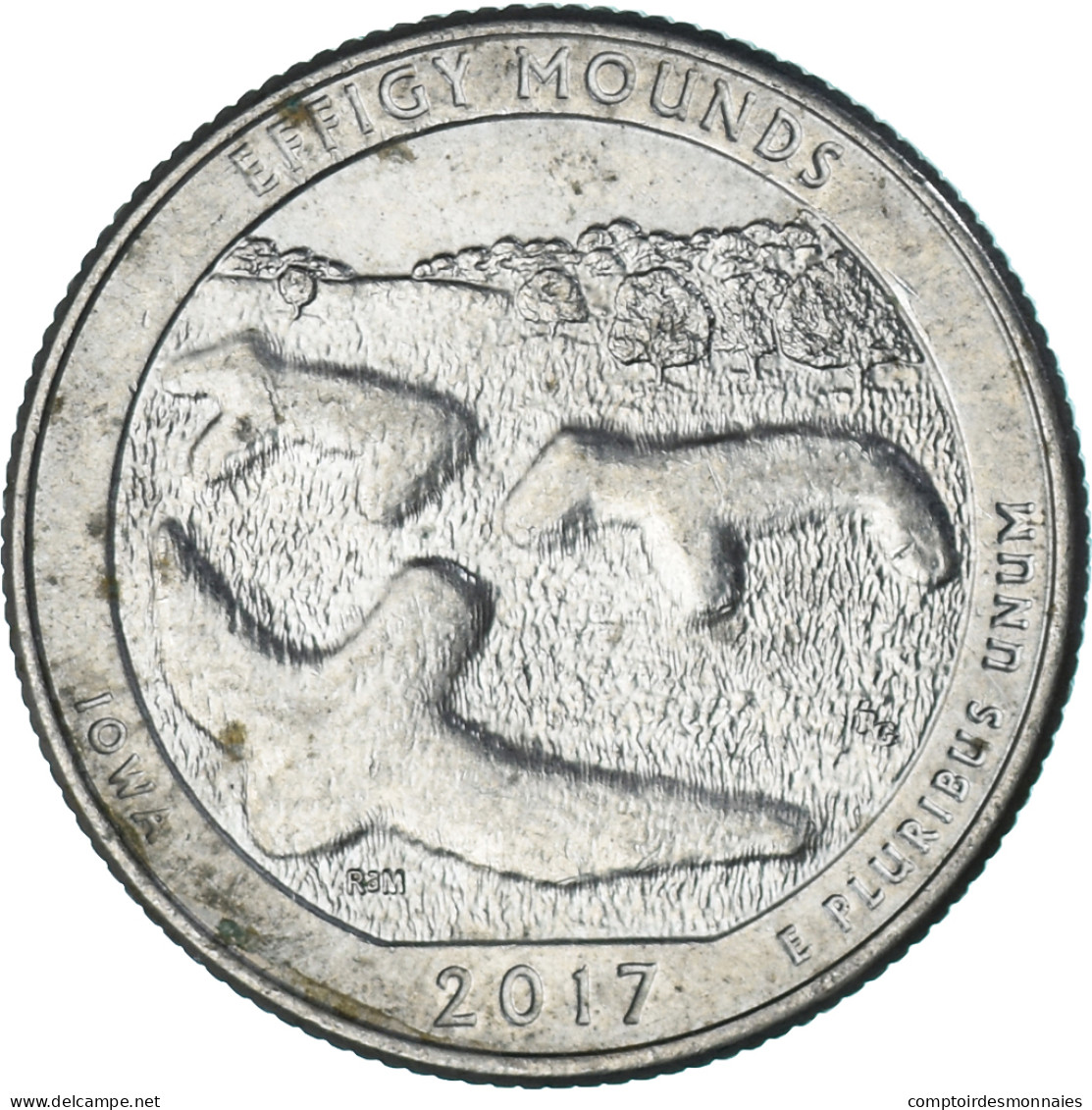 Monnaie, États-Unis, Quarter, 2017 - 2010-...: National Parks