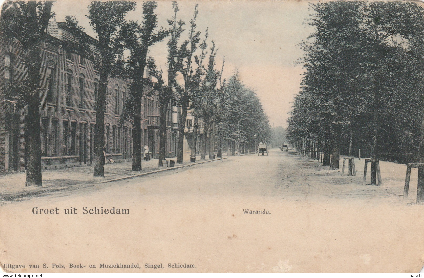 4903 24 Schiedam, Waranda Rond 1900. (Zie Hoeken) - Schiedam