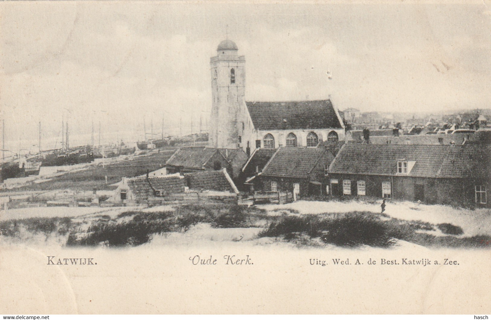 4903 49 Katwijk, Oude Kerk Rond 1900. - Katwijk (aan Zee)