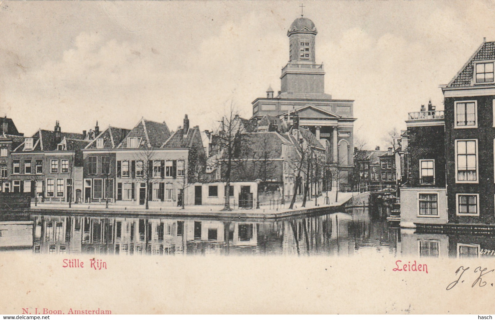 4903 85 Leiden, Stille Rijn. 1905. - Leiden