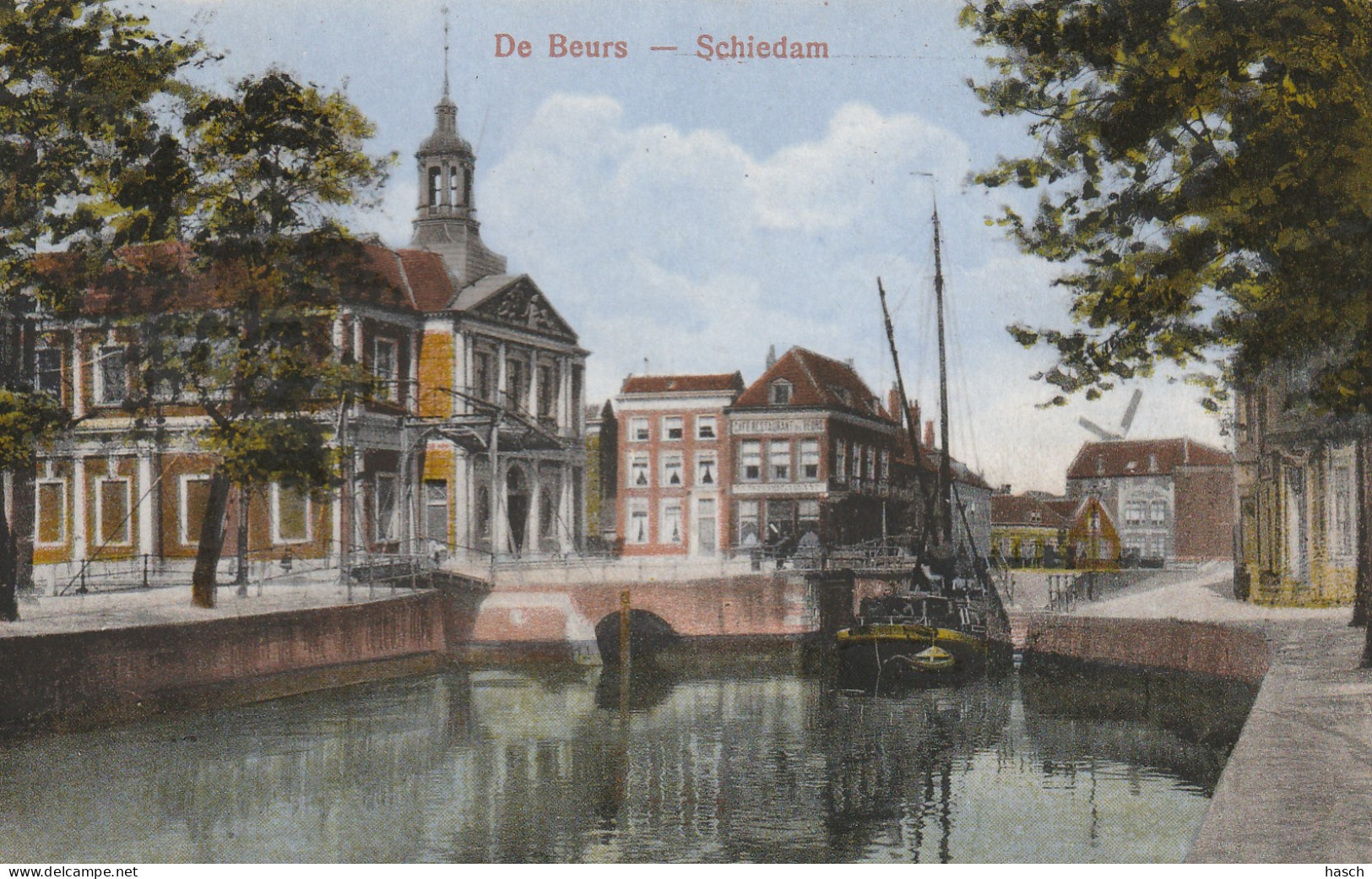 4903 99 Schiedam, De Beurs. 1921. - Schiedam