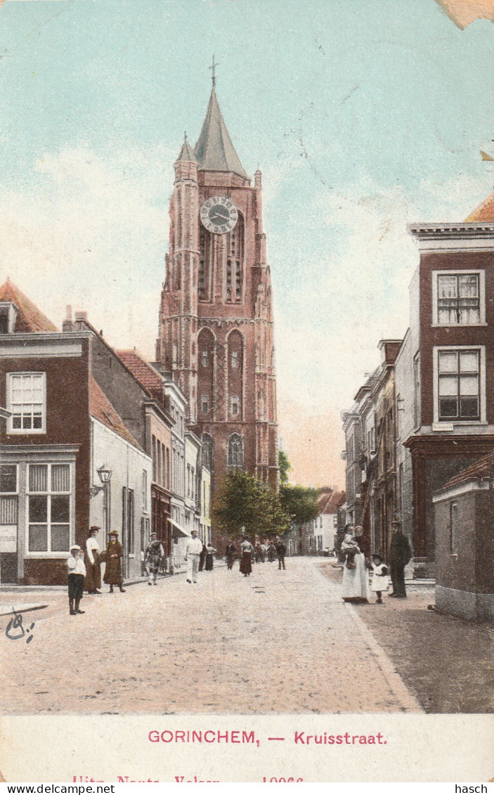 4903 170 Gorinchem, Kruisstraat. 1913. (Zie Hoeken) - Gorinchem