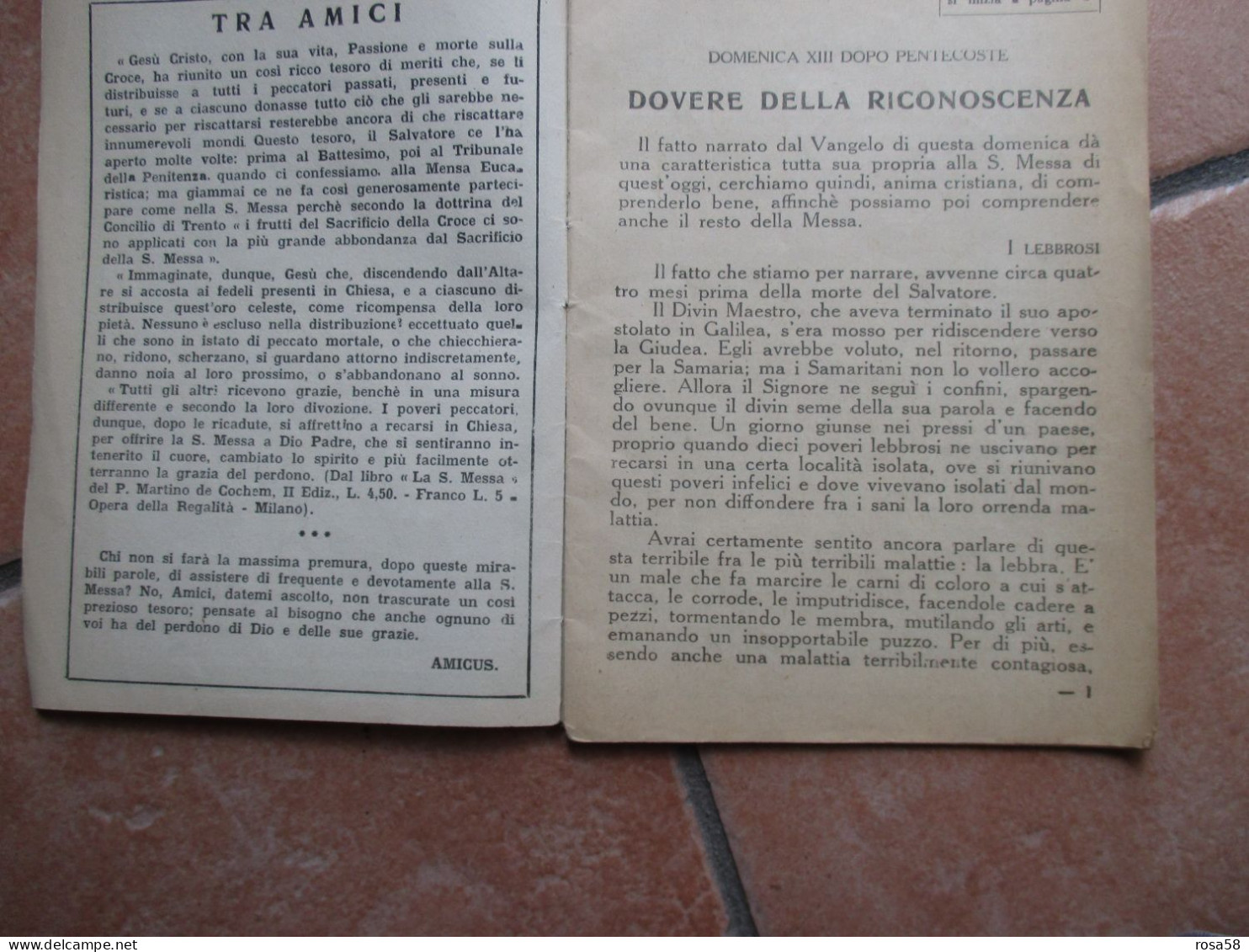 RELIGIONE 3 Settembre  1933 La Santa Messa Popolo Italiano Pubblicaz.settimanale MUSICA Lode Di Maria - Religione