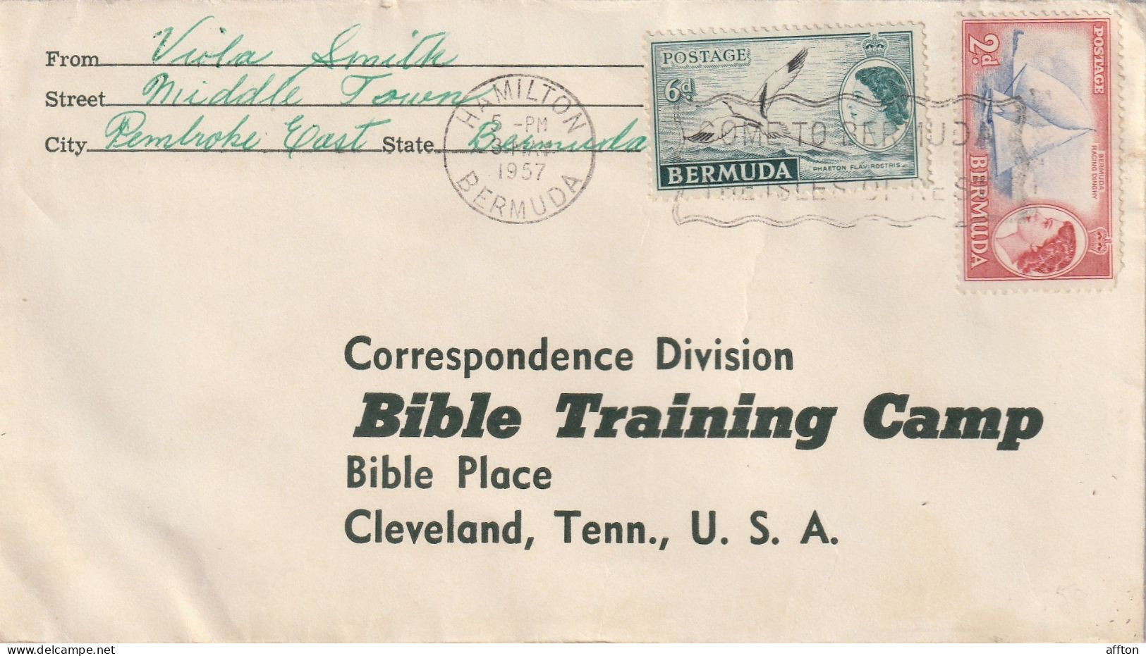 Bermuda Old Cover Mailed - Bermuda