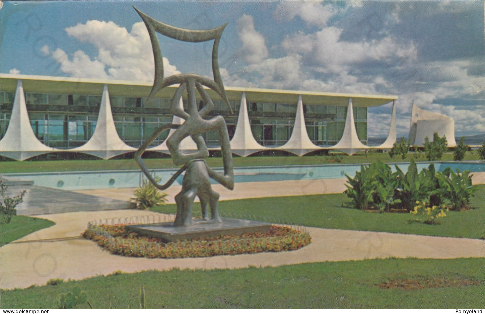 CARTOLINA  BRASILIA,BRASIL-PALACIO DA ALVORADA-NON VIAGGIATA (1963) - Brasilia