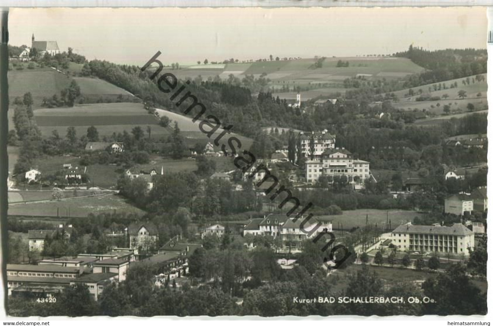 Bad Schallerbach - Foto-Ansichtskarte - Verlag P. Ledermann Wien - Bad Schallerbach