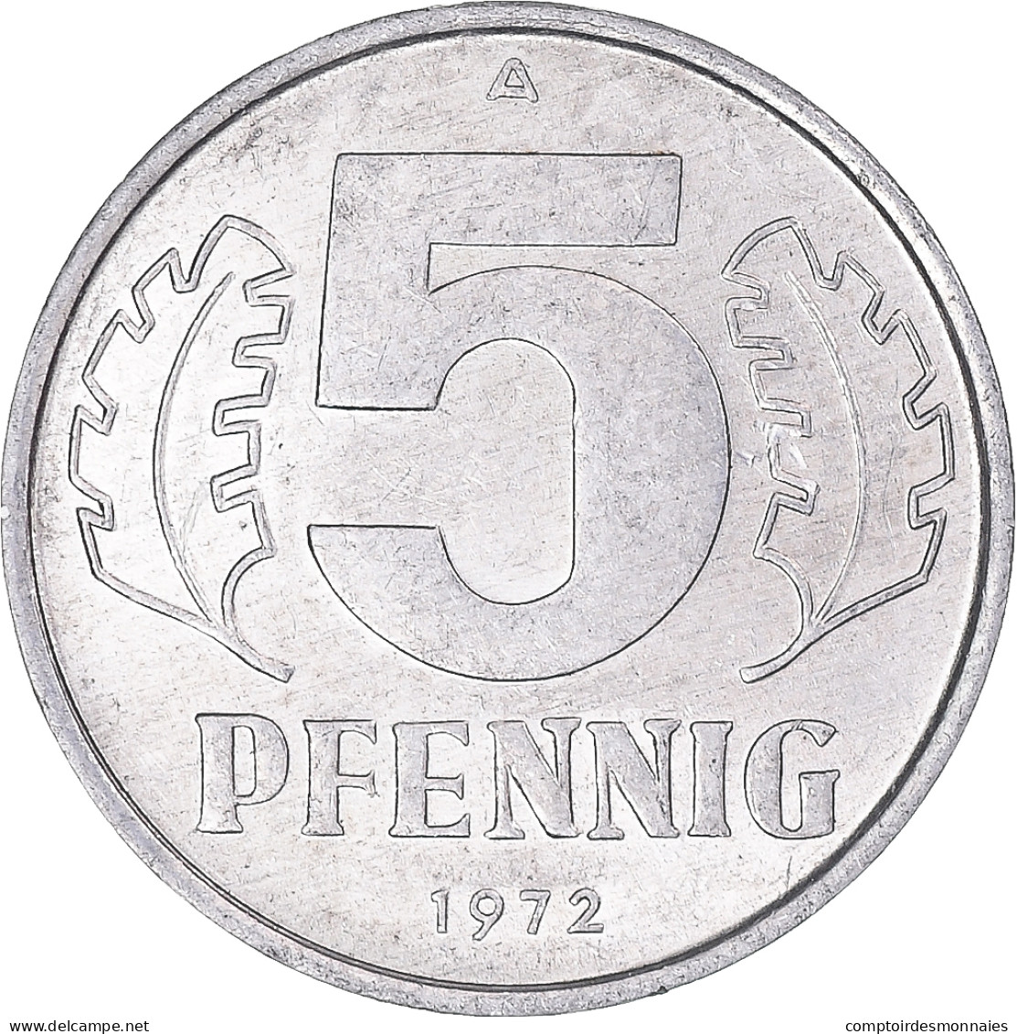 Monnaie, République Démocratique Allemande, 5 Pfennig, 1972 - 5 Pfennig