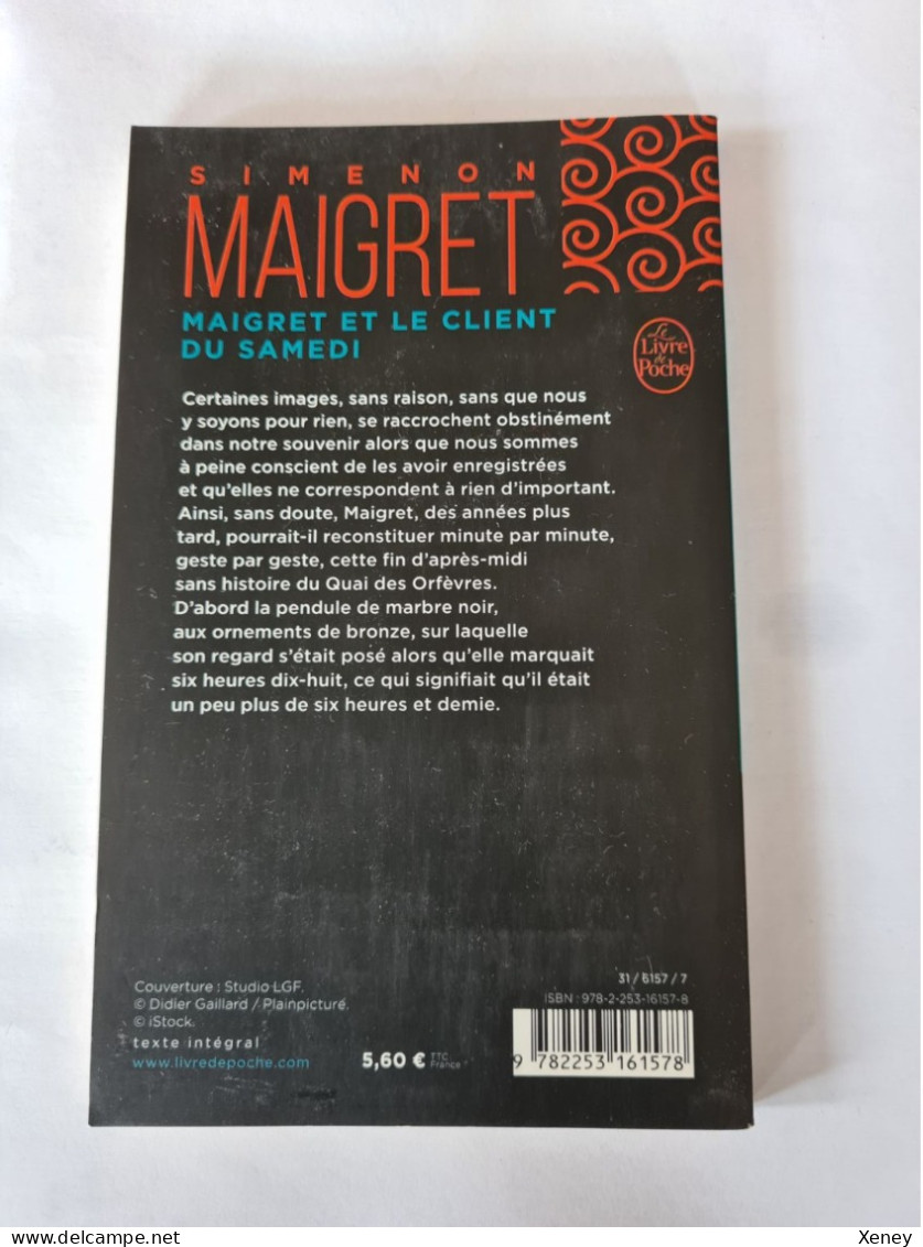 Georges Simenon "Maigret Et Le Client Du Samedi" - Simenon