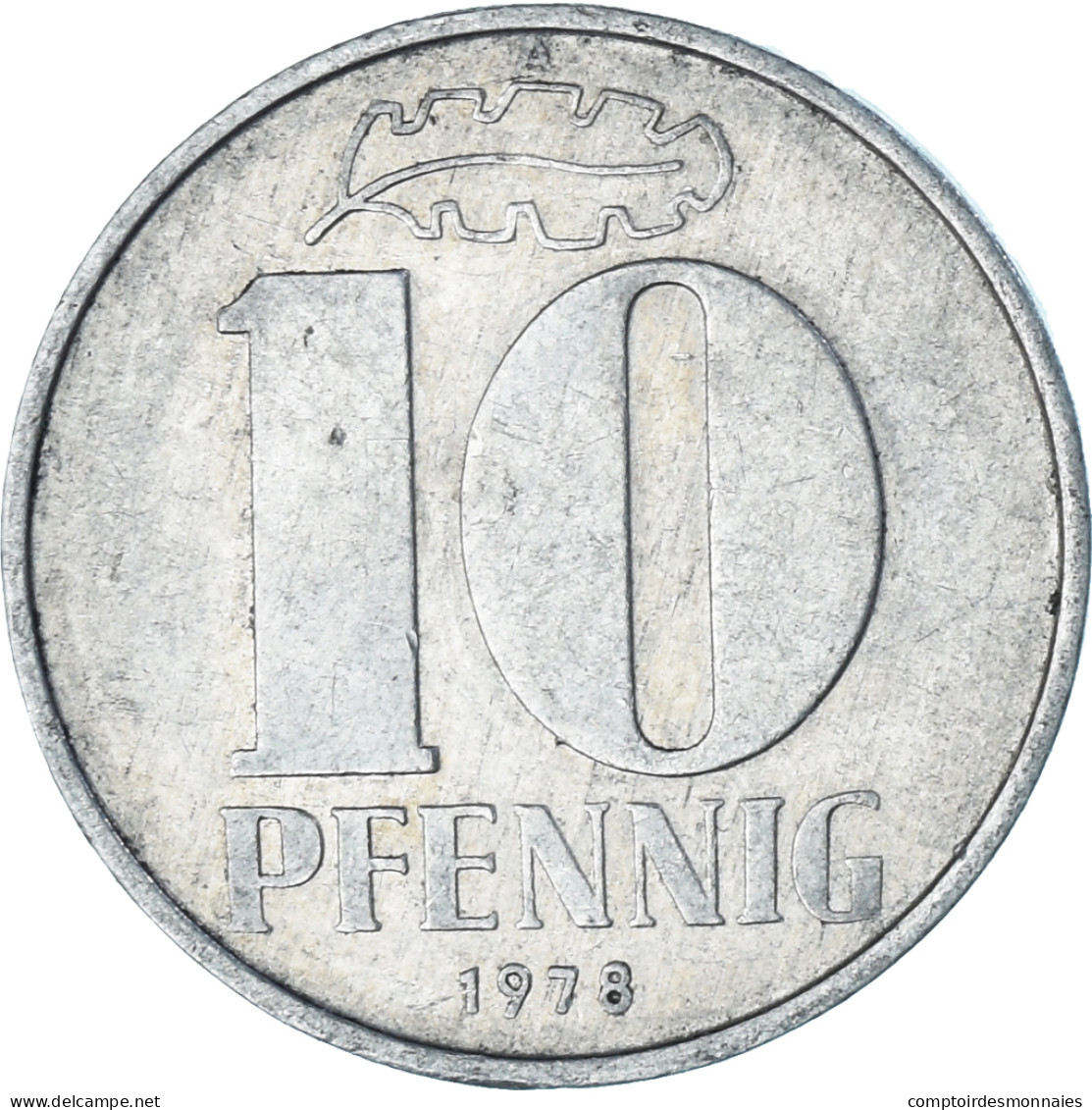 Monnaie, République Démocratique Allemande, 10 Pfennig, 1978 - 10 Pfennig