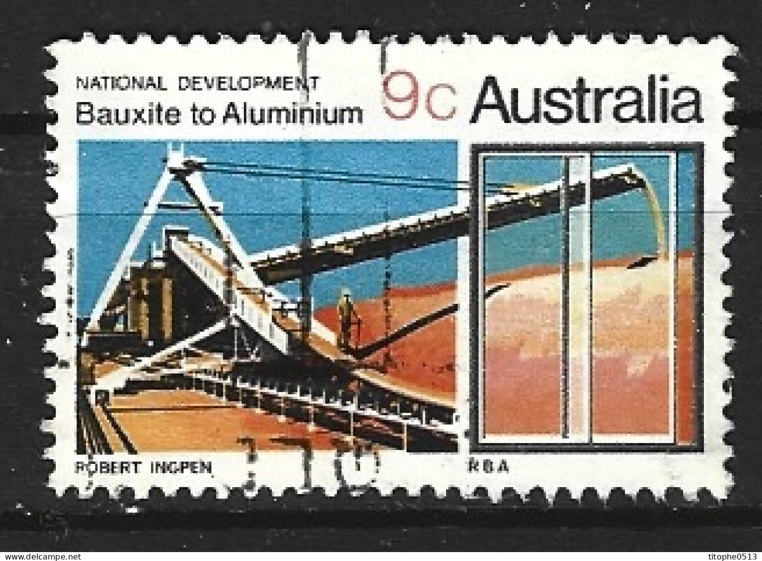 AUSTRALIE. N°418 Oblitéré De 1970. Industrie De L'aluminium. - Usines & Industries