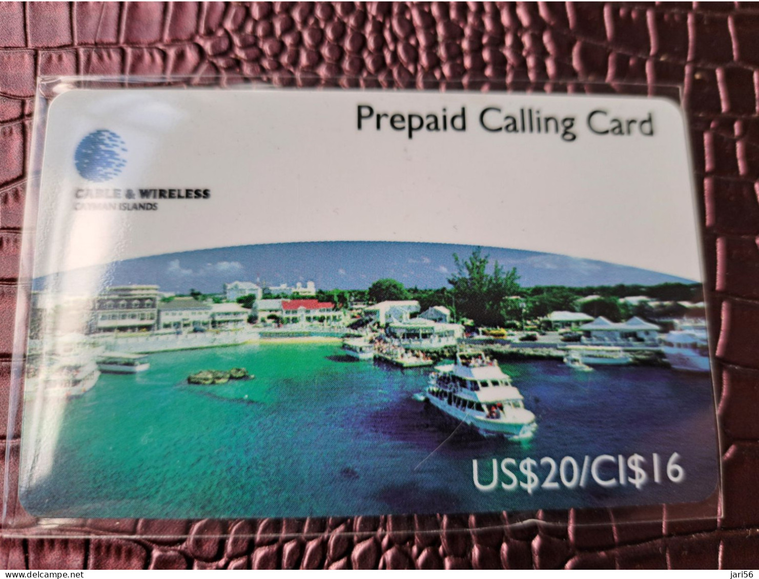 CAYMAN ISLANDS US $20,- C$16,- CAY -P5A / GEORGETOWN HARBOUR /WITH PRINT ON FRONT CAYMAN ISLAND  MINT !!!RRR ** 13732 ** - Iles Cayman