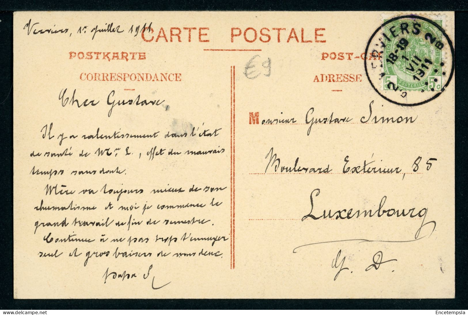 CPA - Carte Postale - Belgique - Verviers - Rue De Séroute Et Ecole Manufacturière - 19211 (CP23095) - Verviers