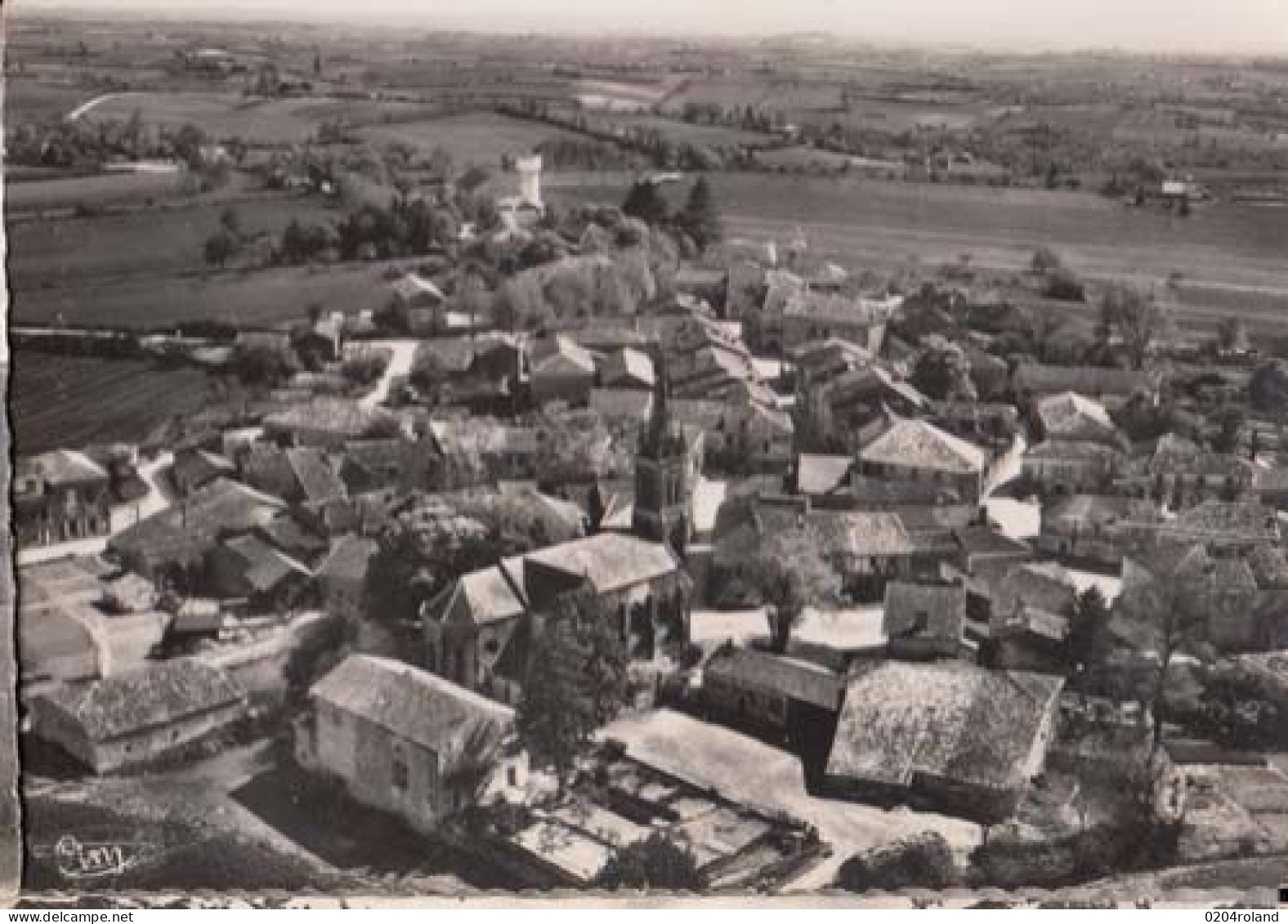 CPSM France 82 - Bourg De Visa - Vue Générale Aérienne - PRIX FIXE - Bourg De Visa