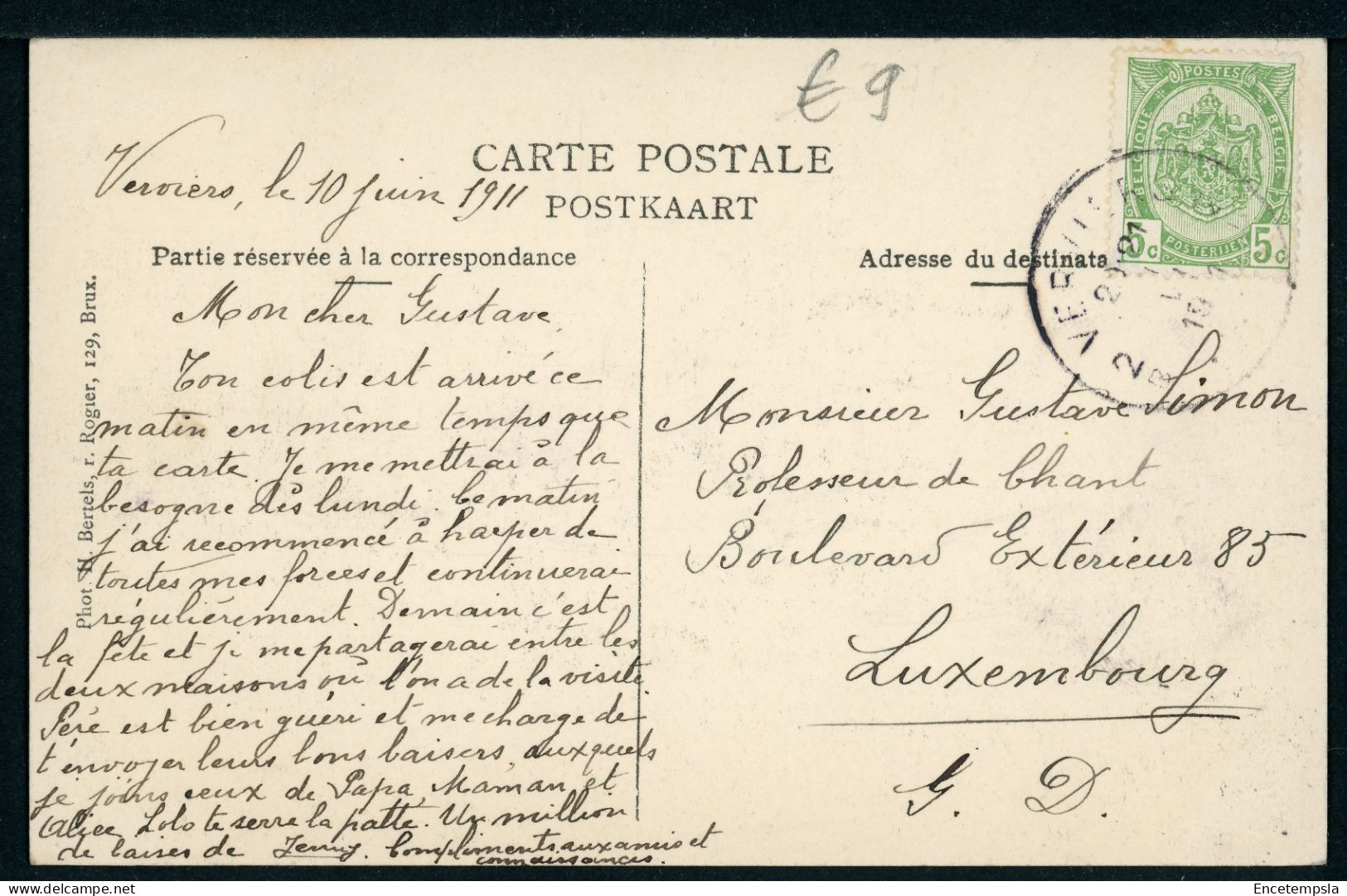 CPA - Carte Postale - Belgique - Verviers - Place Du Martyr  (CP23096OK) - Verviers