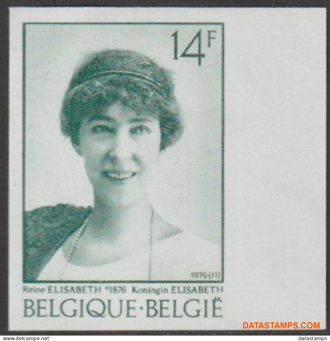 België 1976 - Mi:1860, Yv:1803, OBP:1808, Stamp - □ - Koningin Elisabeth  - 1961-1980