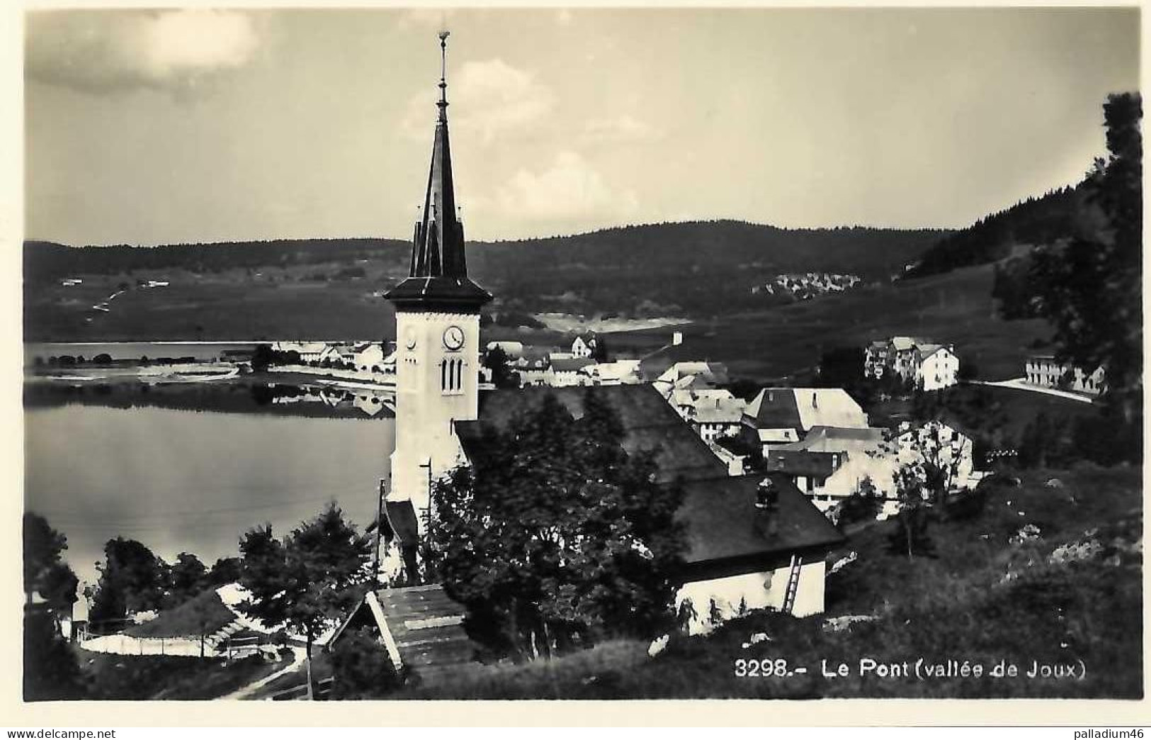 VAUD LE PONT Vallée De Joux - Commune De L'Abbaye - Env. 1930  - Société Graphique Neuchatel Lausanne No 3298 - L'Abbaye