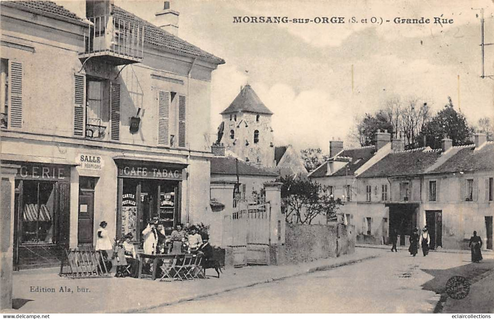 Morsang Sur Orge            91         Grande Rue . Café Tabac          (voir Scan) - Morsang Sur Orge