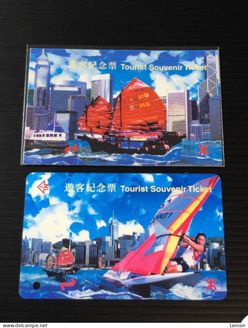 Hong Kong MTR Rail Metro Train Subway Ticket Card,, Set Of 1 Card - Hong Kong