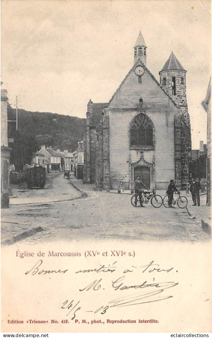 Marcoussis             91       Rue Et Eglise               (voir Scan) - Sonstige & Ohne Zuordnung