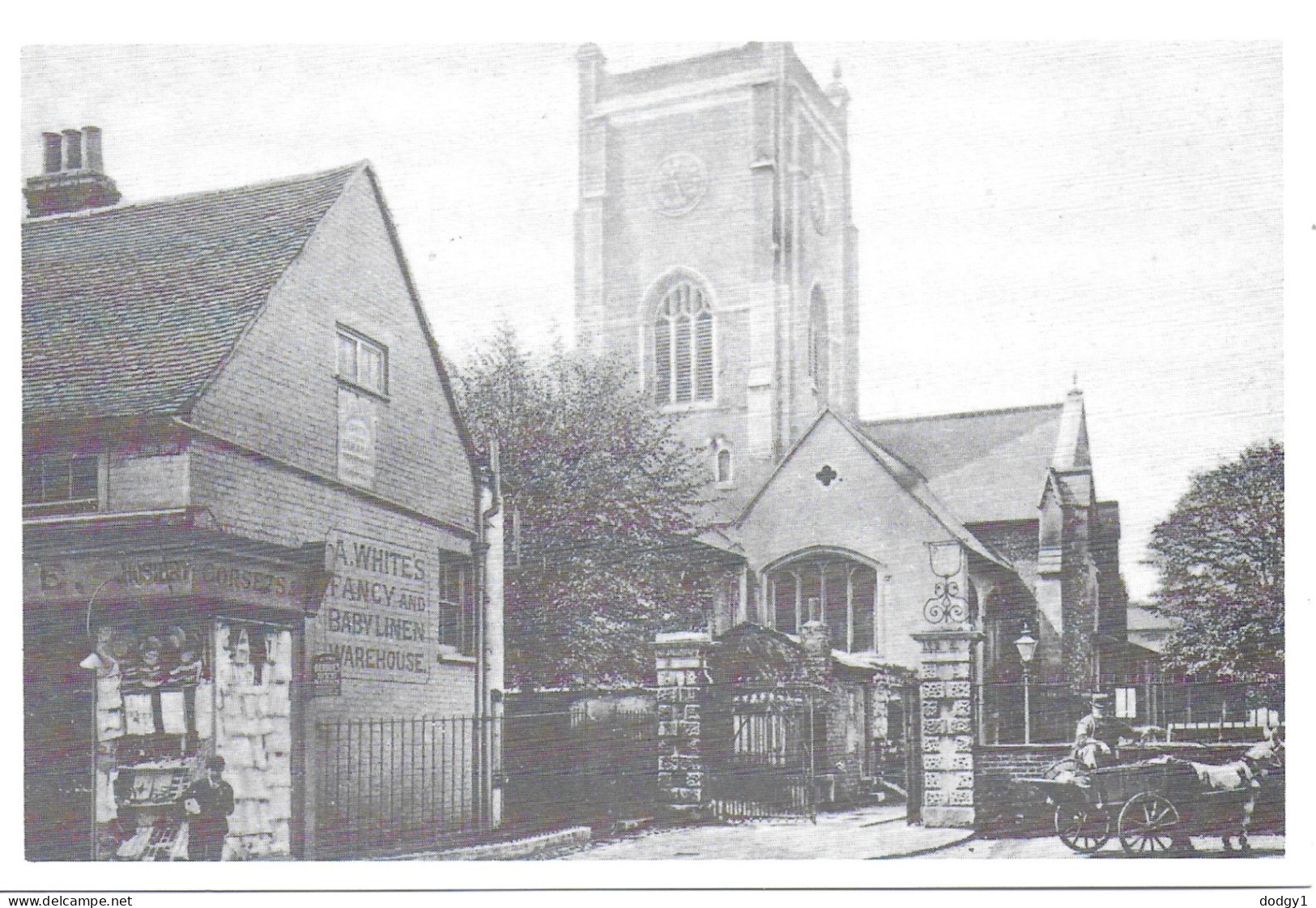 REPRODUCTION CARD. ALL SAINTS CHURCH, KINGSTON, EARLY 1900's, SURREY, ENGLAND. UNUSED POSTCARD   Ts1 - Surrey