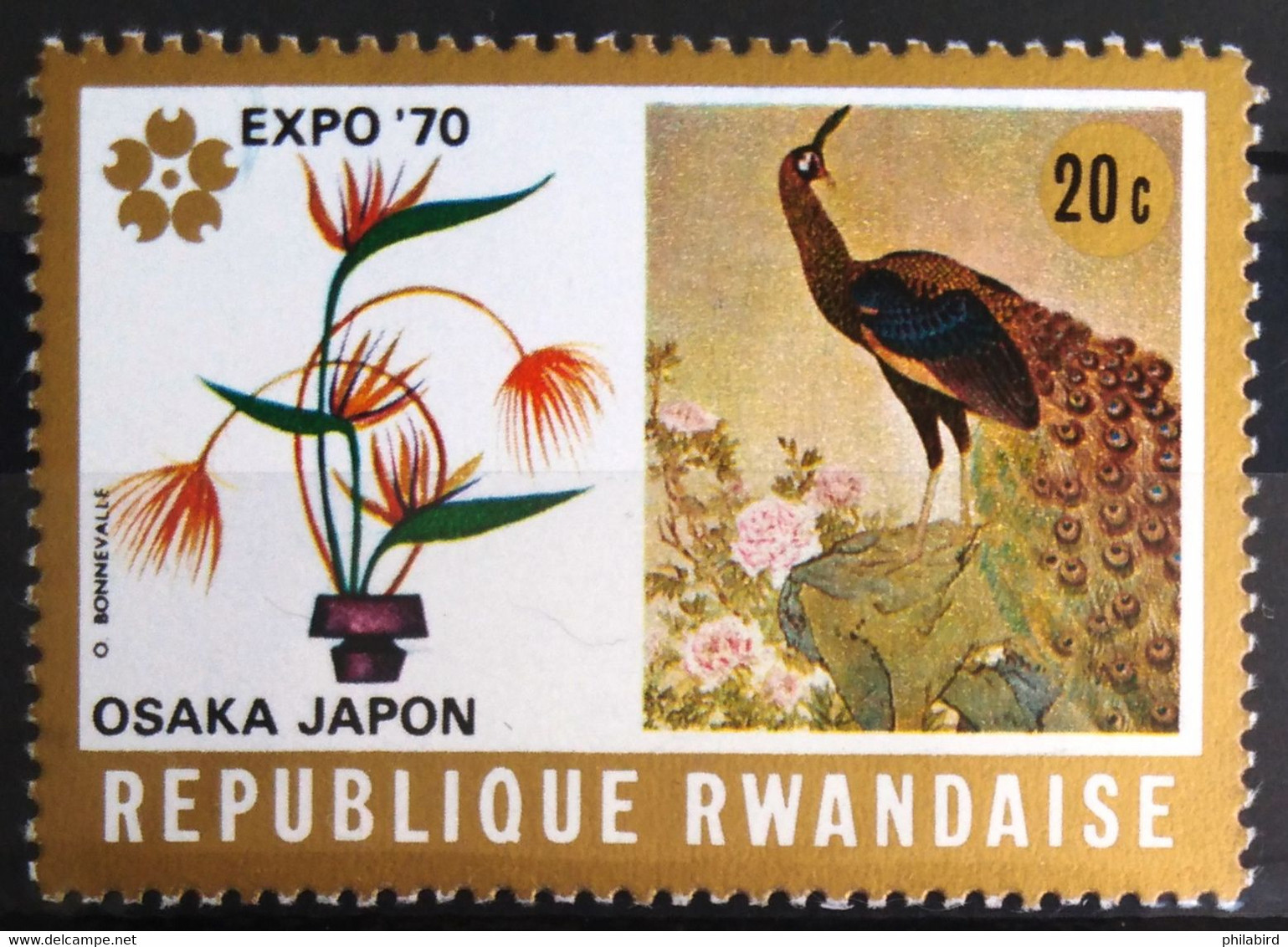 OISEAUX - REP.RWANDAISE                   N° 362                       NEUF** - Pavos Reales