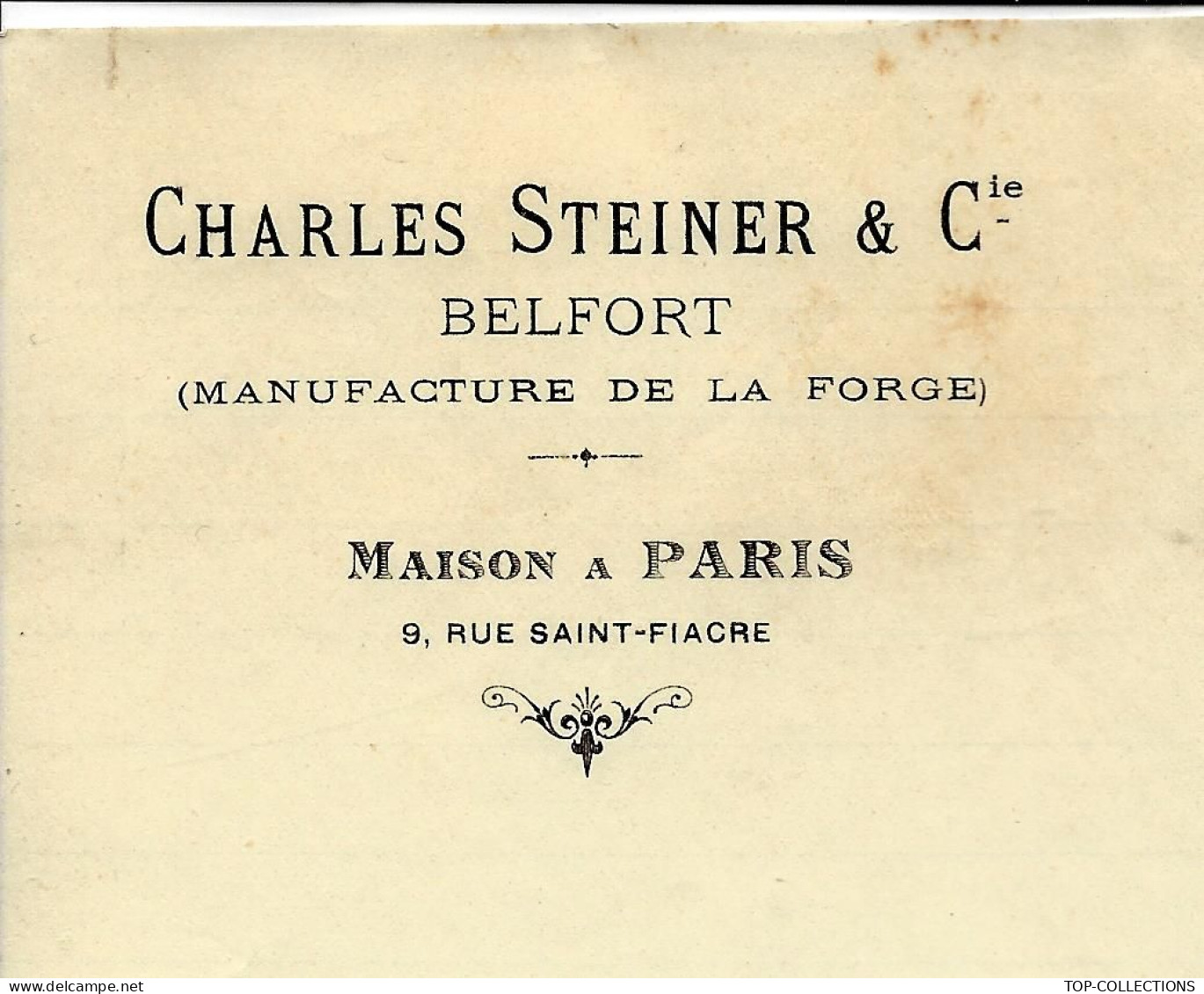 1907  Ch. STEINER Belfort IMPRESSION TISSU=> Vairet Baudot Briqueterie Devenu Musée  Ciry Le Noble Saone Et Loire V.HIST - 1900 – 1949