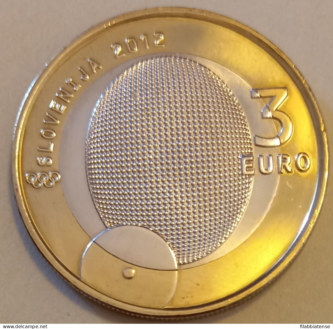 2012 - Slovenia 3 Euro Medaglia Olimpica     ----- - Slovenia