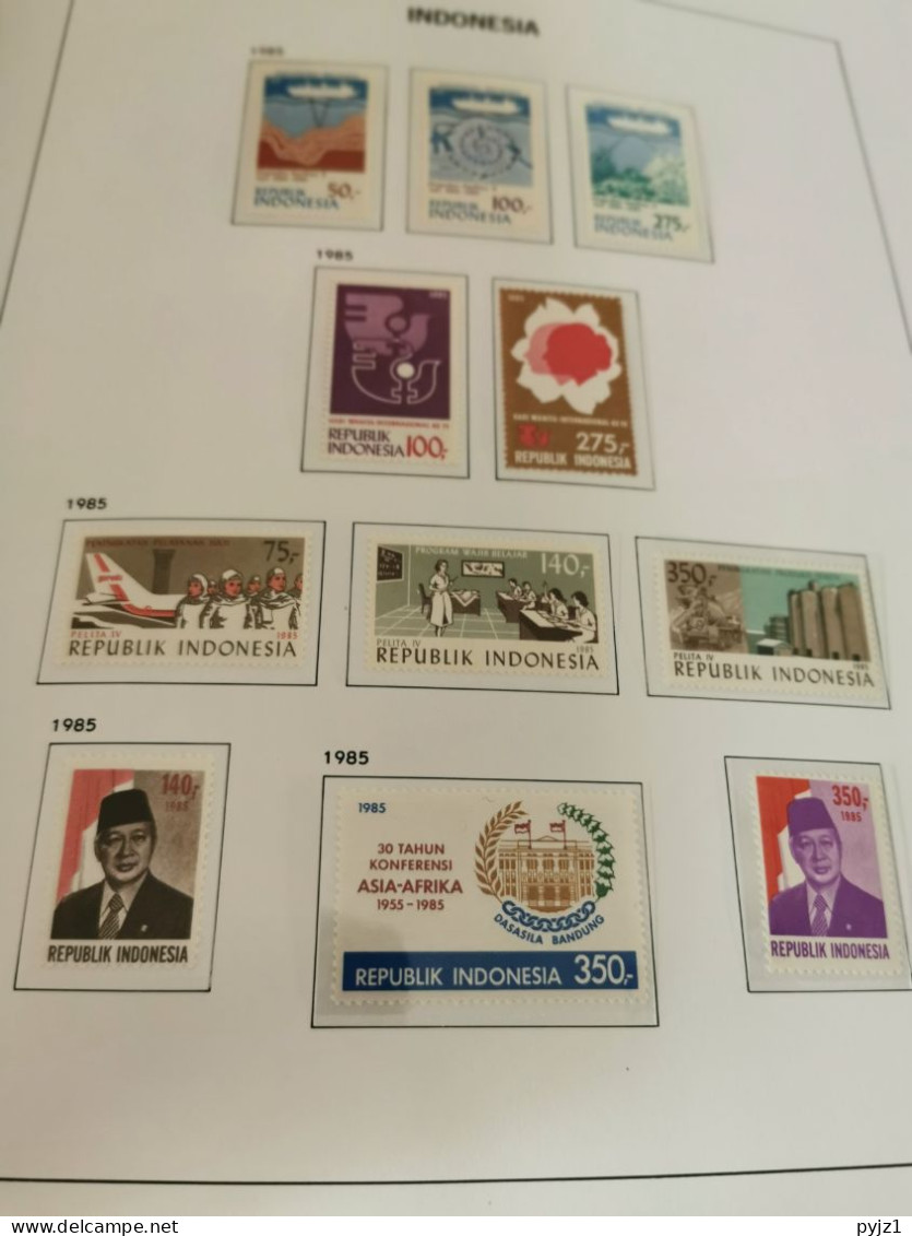Indonesia MNH 1985-1999 In DAVO Luxe Album With Slipcase - Collections (en Albums)