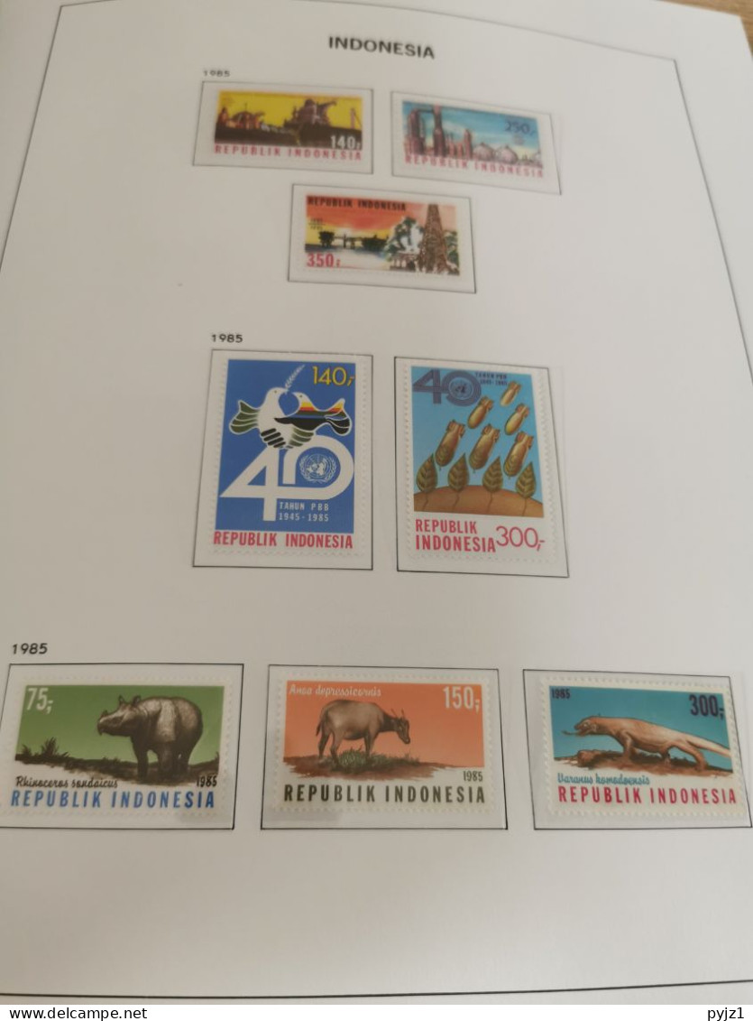 Indonesia MNH 1985-1999 In DAVO Luxe Album With Slipcase - Collections (en Albums)